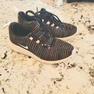 Girls Nike multi colored shoes